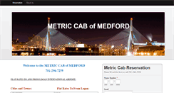 Desktop Screenshot of metric-cab.com